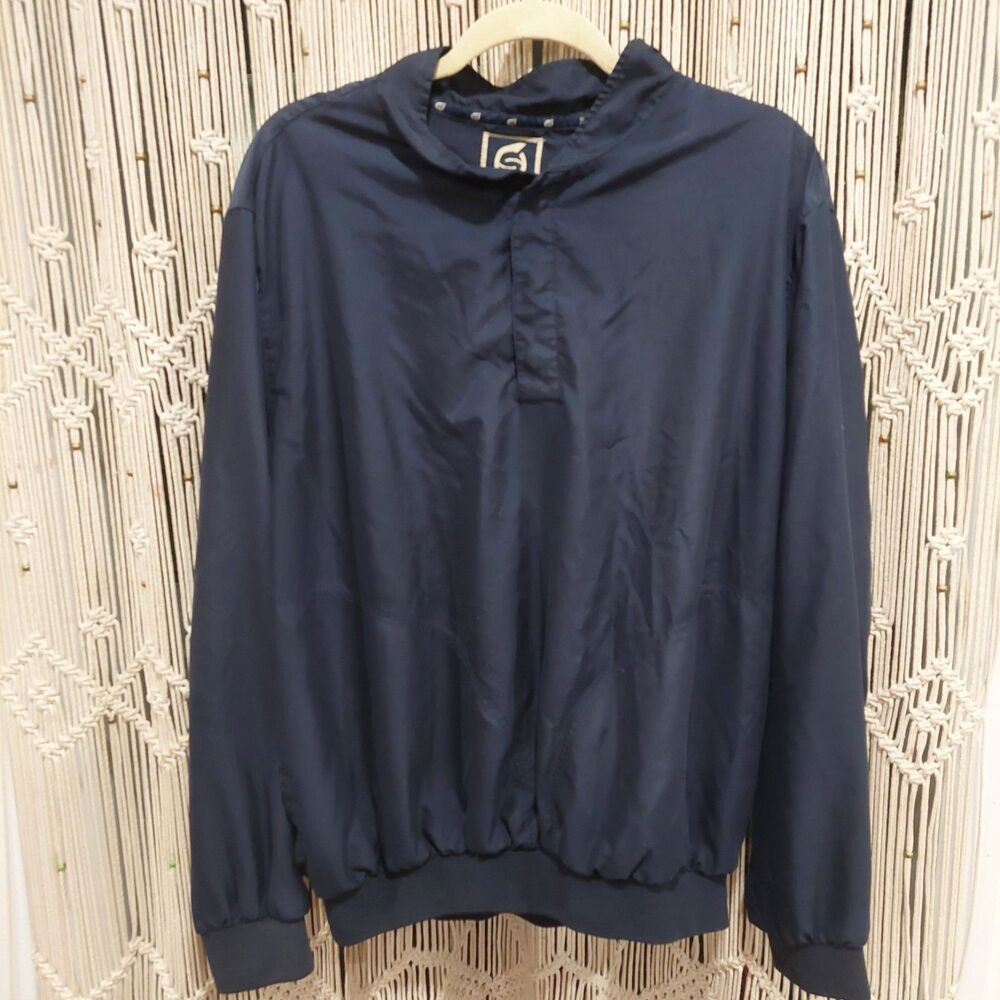 XL - Sunderland Of Scotland Navy Blue Jacket Men XL Pullover Weatherbeater